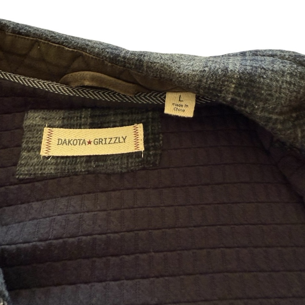 Men’s zip up flannel jacket - Picture 4 of 7
